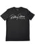 NASCAR x Rolling Stones Guitar T-Shirt in Black - Front View