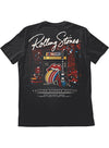 NASCAR x Rolling Stones Guitar T-Shirt in Black - Back View