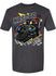 2027 NASCAR Schedule T-Shirt in Black - Front View