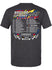 2027 NASCAR Schedule T-Shirt in Black - Back view