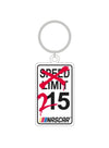NASCAR Speed Limit PVC Keychain