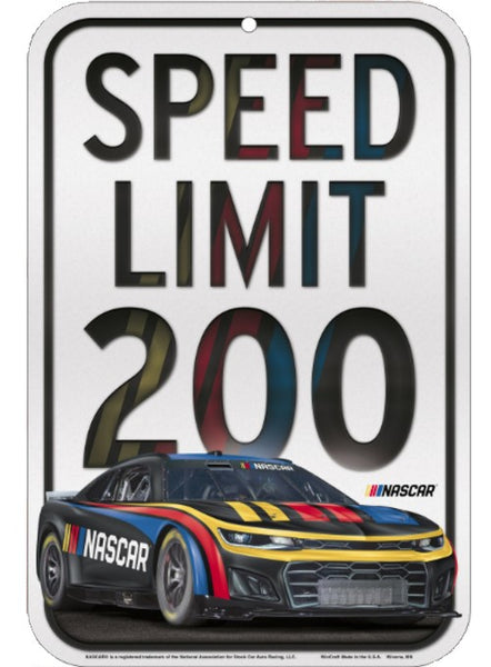 NASCAR Speed Limit Ghost Car Sign | Pit Shop Official Gear