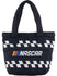 NASCAR Small Quilted Puffy Tote in Black - Front View