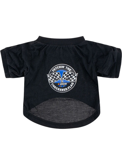 NASCAR Fetchin' Then Checkered Flag Pet Shirt