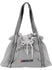 NASCAR Hoodie Purse in Grey - Front View