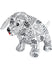NASCAR Color Me Plush Puppy - Angled Left Side View