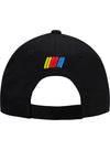 Youth NASCAR Striped Hat in Black - Back View