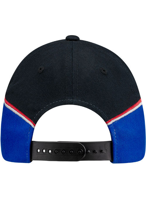Youth NASCAR Razor Hat in black - back view