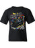2027 NASCAR Schedule Youth T-Shirt in Black - Front View