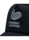 Phoenix Raceway TPU Shadow Hat in Black - Close up View