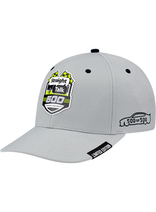 2026 Straight Talk 500 at Phoenix Raceway Limited Edition Hat in Grey - Front Left Side View