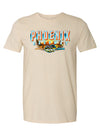 2024 Shriners Children's 500 Event T-Shirt in Tan - Front View