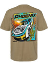 Phoenix Raceway 2026 Event T-Shirt In Tan - Back View
