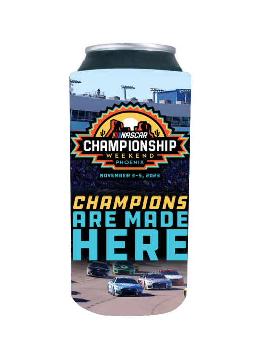2023 Championship Weekend 16 oz Can Cooler - Front View