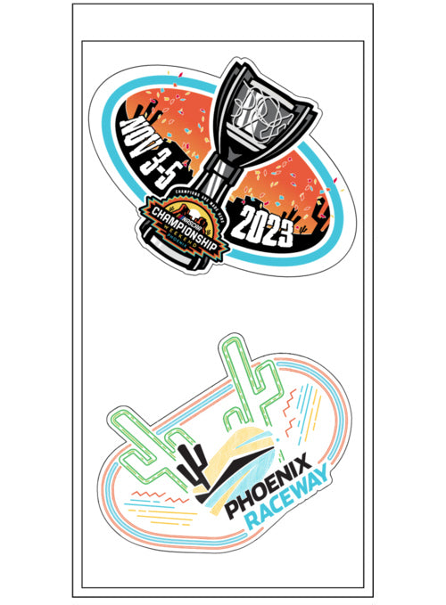 2023 Championship Weekend 2-Pack Decal - Front View