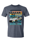 2023 NASCAR Championship Weekend Past Champions Heather Navy T-Shirt - Front View