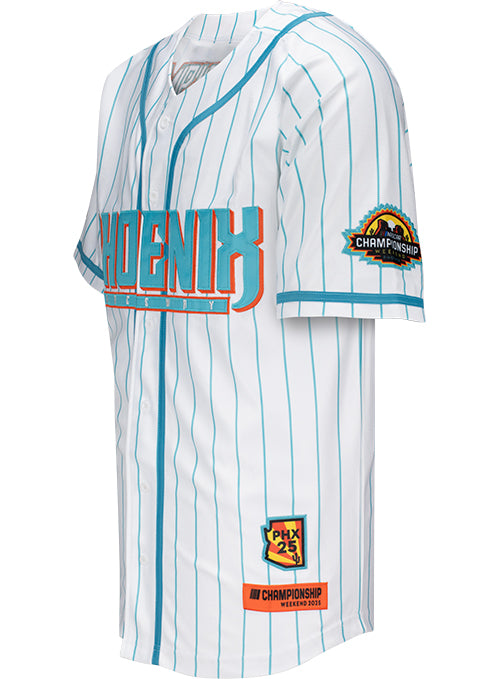 Phoenix Raceway Championship Baseball Jersey - Angled Left Side View