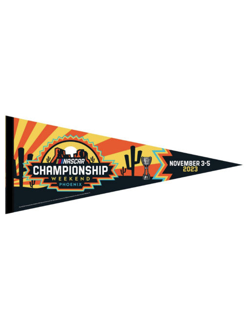 2023 Championship Weekend Pennant - Front View