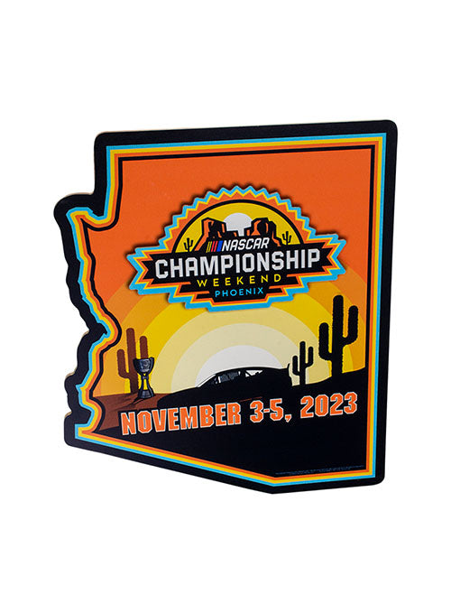 2023 Championship Weekend Layered Wooden Sign - Front View
