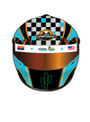 2023 Phoenix Championship Weekend Mini Size Replica Helmet - Front View