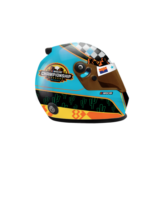 2023 Phoenix Championship Weekend Mini Size Replica Helmet - Right Side View