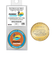 Phoenix Raceway Challenge Coin In Gold & Blue - Front & Back View