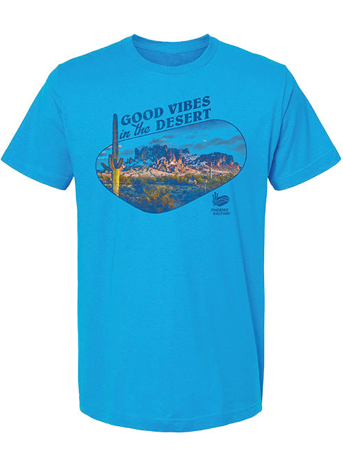 Phoenix Raceway Scenic T-shirt in Blue - Front View