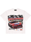 Common Hype x NASCAR Phoenix Raceway Racing T-Shirt in White - Front View