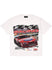 Common Hype x NASCAR Phoenix Raceway Racing T-Shirt in White - Front View