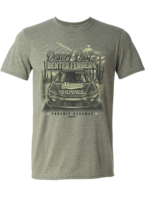 Phoenix Raceway Americana T-Shirt in Green - Front View