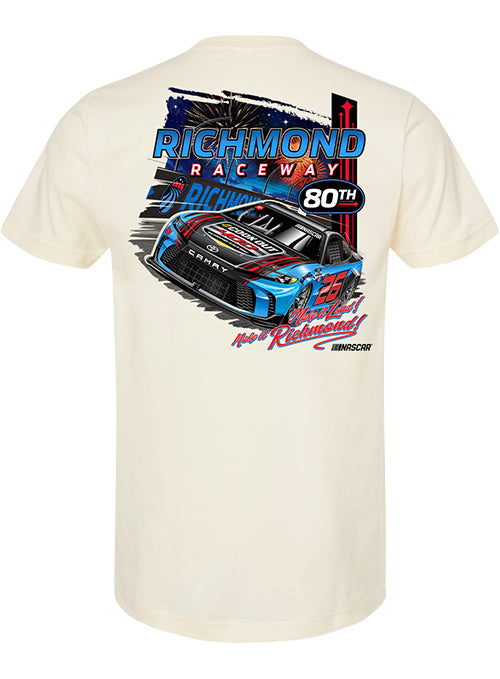 2026 Richmond Raceway Event T-Shirt in White - Back View
