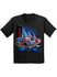 Youth 2026 Richmond Raceway Timelaps Car Event T-Shirt In Black - Front View