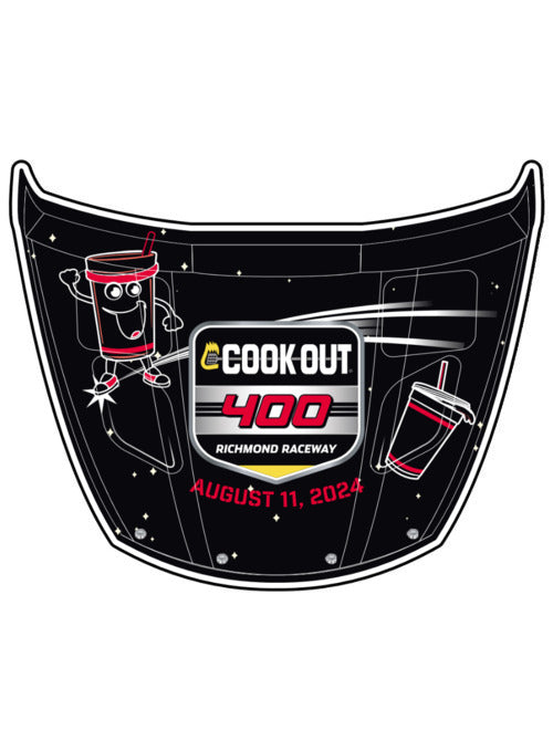 2024 Cookout 400 Car Hood Pit Shop Official Gear