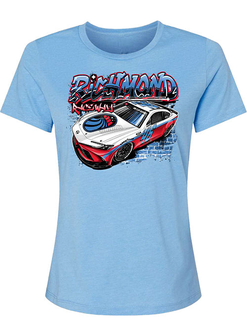 Ladies Richmond Raceway Graffiti Car Tee