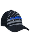 Richmond Tonal Americana Hat in Black - Angled Right Side View