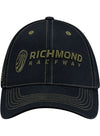 Richmond Raceway Military Americana  Hat in black - front view