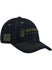 Richmond Raceway Military Americana  Hat in black - front right view