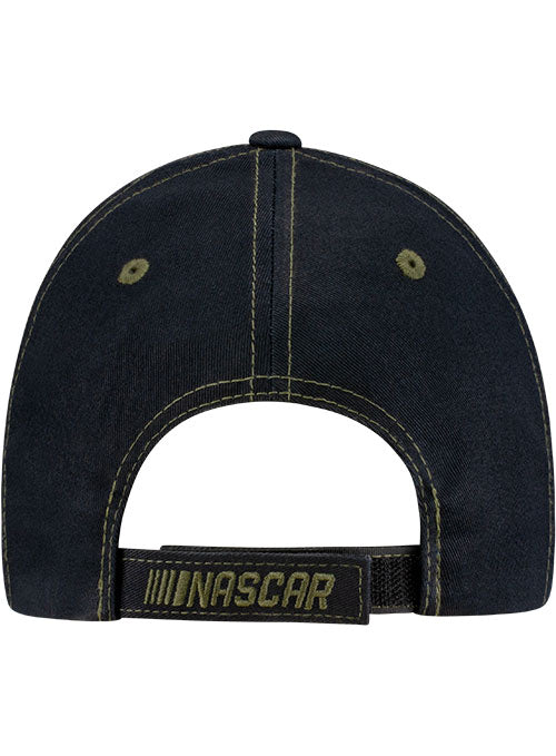 Richmond Raceway Military Americana  Hat in black - back view