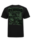 Richmond Raceway Reverse Americana T-Shirt in Black - Back View