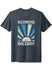 Richmond Raceway Collegiate Tri-Blend T-Shirt in Black - Front View