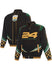 Rolex 24 at Daytona Twill Jacket In Black, Gold & Green - Combined Front & Back View