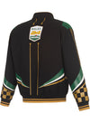 Rolex 24 at Daytona Twill Jacket In Black, Gold & Green - Back View