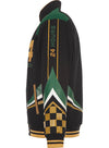 Rolex 24 at Daytona Twill Jacket In Black, Gold & Green - Left Side View
