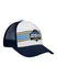 2026 San Diego Anduril 250 Coronado Striped Trucker Hat in White - Front Right View