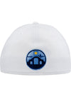San Diego Anduril 250 Coronado Race The Base Flex Hat by New Era in White - Back View