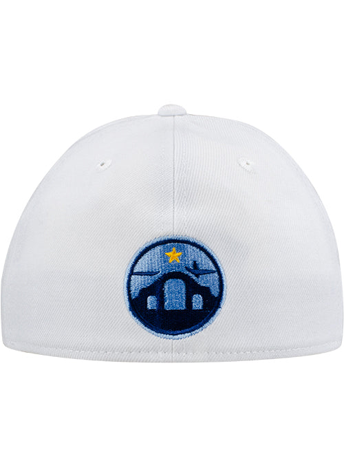San Diego Anduril 250 Coronado Race The Base Flex Hat by New Era in White - Back View