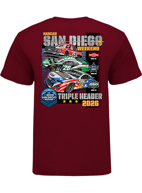 2026 San Diego Weekend Triple Header T-Shirt
