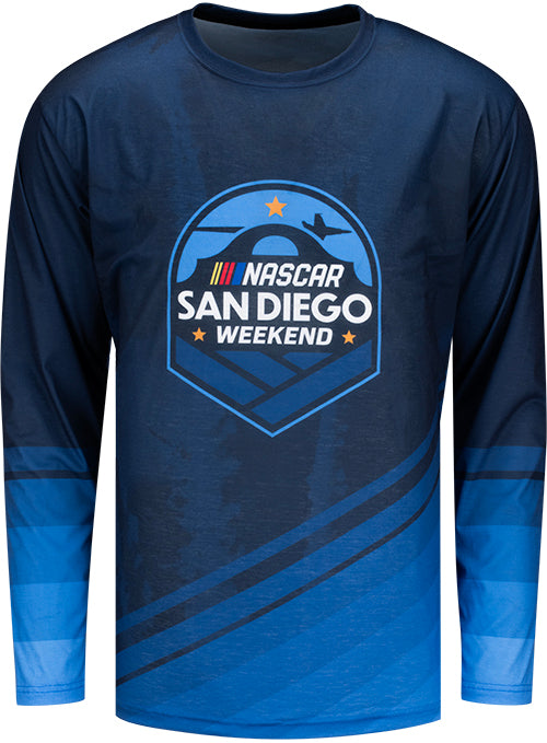 2026 San Diego Weekend Sublimated Long Sleeve Shirt - Front View