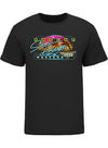 2026 San Diego Weekend Neon Racing T-Shirt in Black - Front View