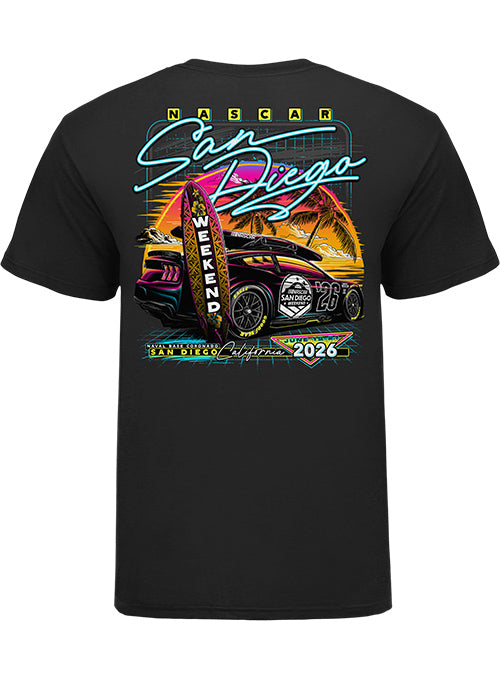 2026 San Diego Weekend Neon Racing T-Shirt